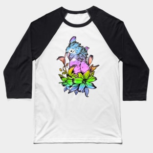 Cockatiel and Lilys Baseball T-Shirt